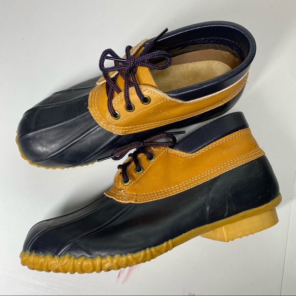 EDDIE BAUER Sherpa Lined Classic Duck Boots Waterproof Rain 8 - Picture 3 of 7